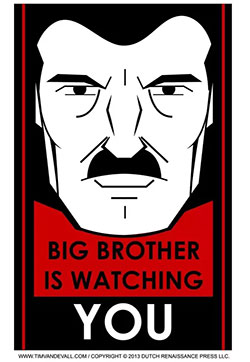 Big Brother is watching you poster