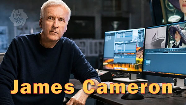 James Cameron no computador