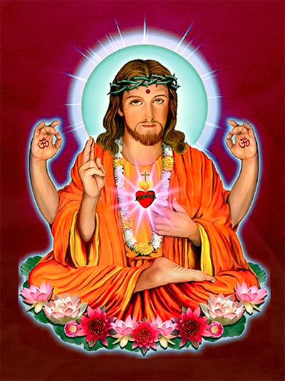 Jesus em desenho estilo hindu