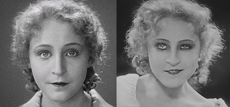 Metropolis: O fator Maria (as duas Marias do filme, representadas pela mesma atriz)