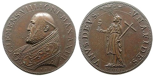 moeda papa clement VIII