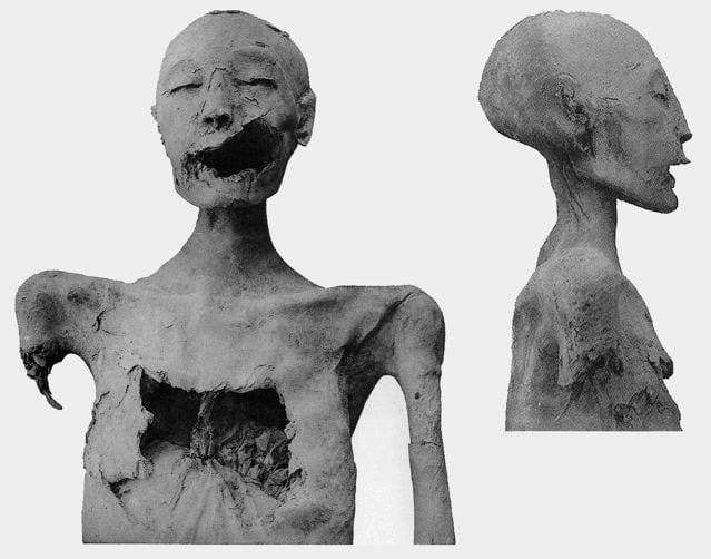 múmia da Kiya, a mãe de Tutancamon