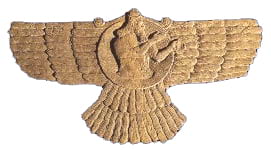 símbolo do Deus-Sol Sumério Shamash